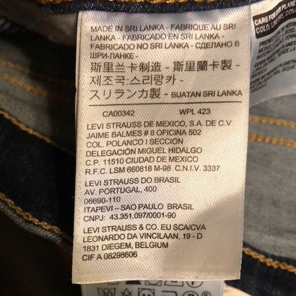 Levi’s 311 Shaping Skinny Size 26 Women's Blue Jeans - Picture 9 of 11